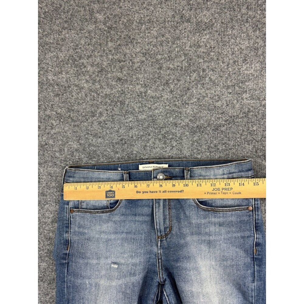 Banana Republic Women’s Skinny‎ Jeans in Faded Blue Wash - Picture 4 of 12